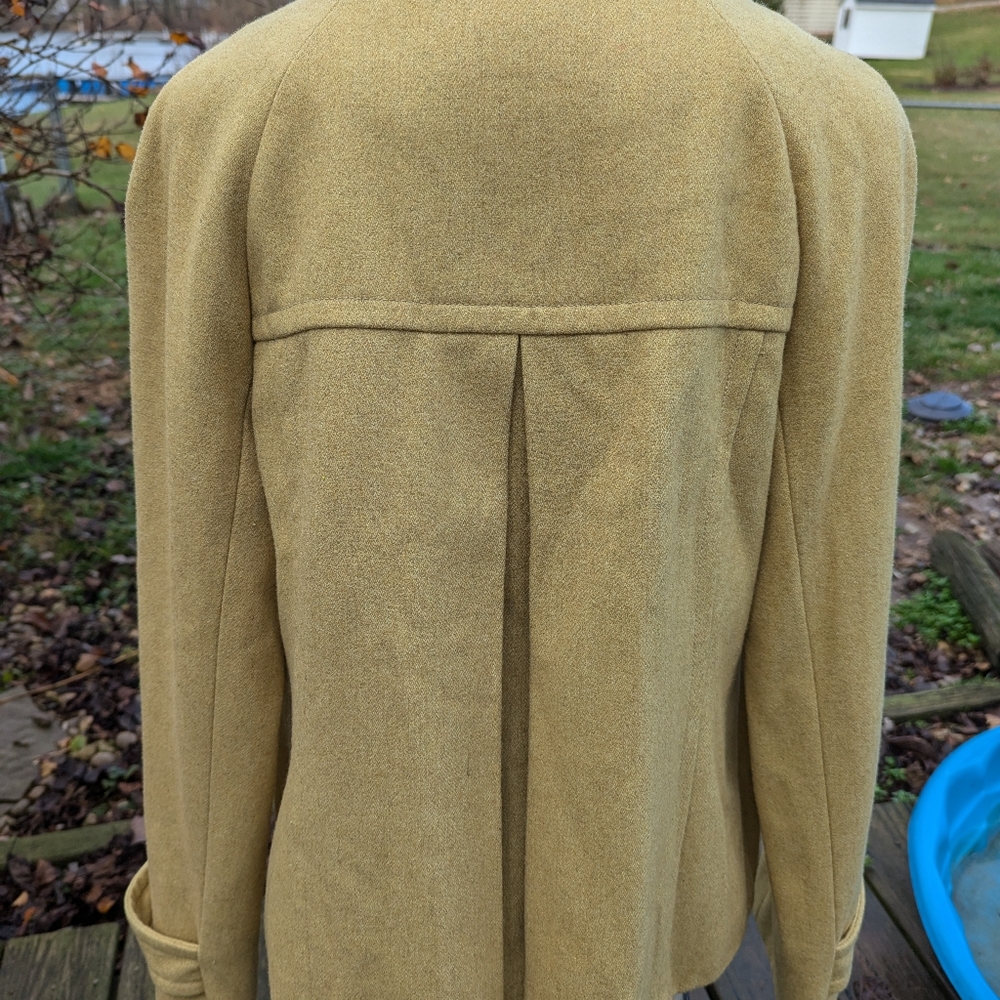 Mossimo Double Breasted Back Pleated Roundneck Li… - image 5